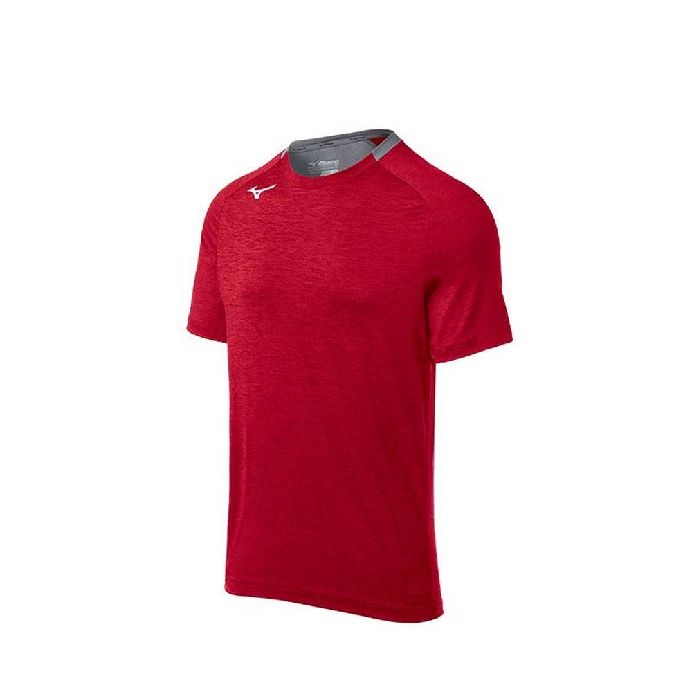 Mens Mizuno Alpha Short Sleeve T-Shirts Red Philippines (OEFWKC237)